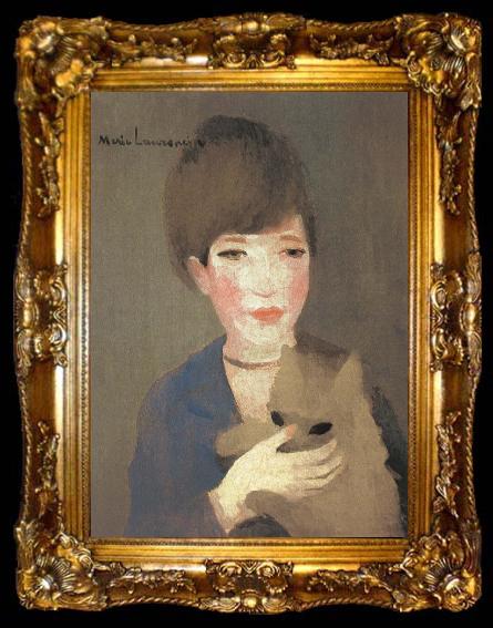 framed  Marie Laurencin Portrait of Bilu, ta009-2